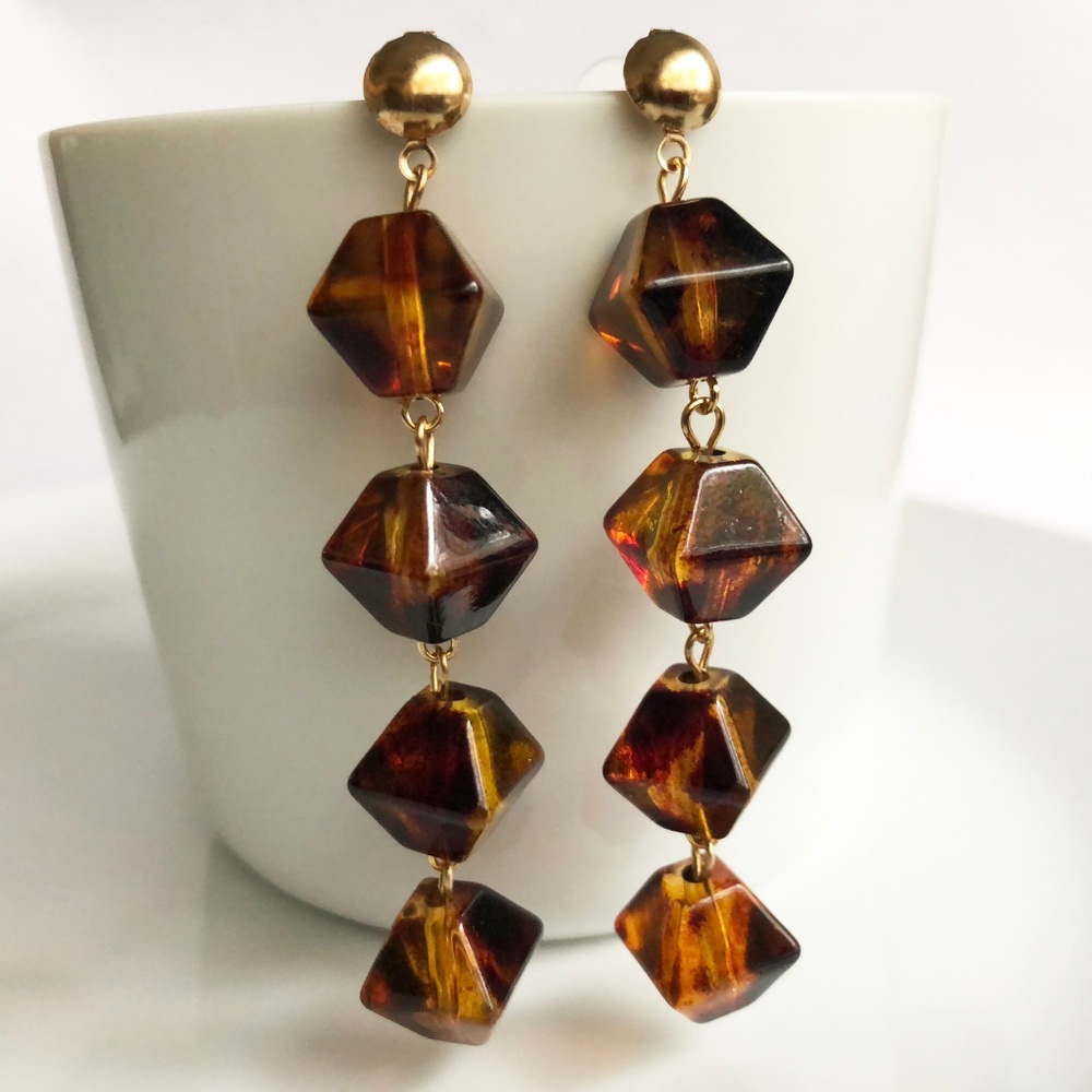 3/$15 NEW Acrylic Drop Earrings - Picture 4 of 5